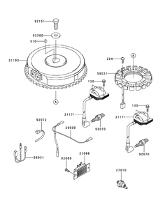 Part Location Diagram of KM-26031-7002 MTD Harness